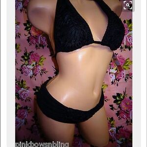 Betsey Johnson Black Bikini